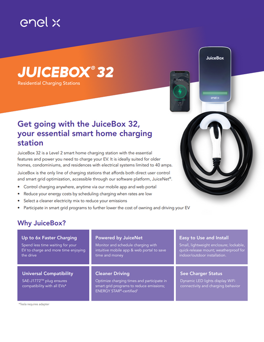 JuiceBox 32 Residential | Level 2 EV Charger