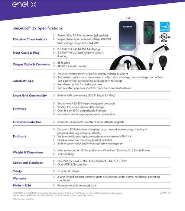 JuiceBox 32 Residential | Level 2 EV Charger