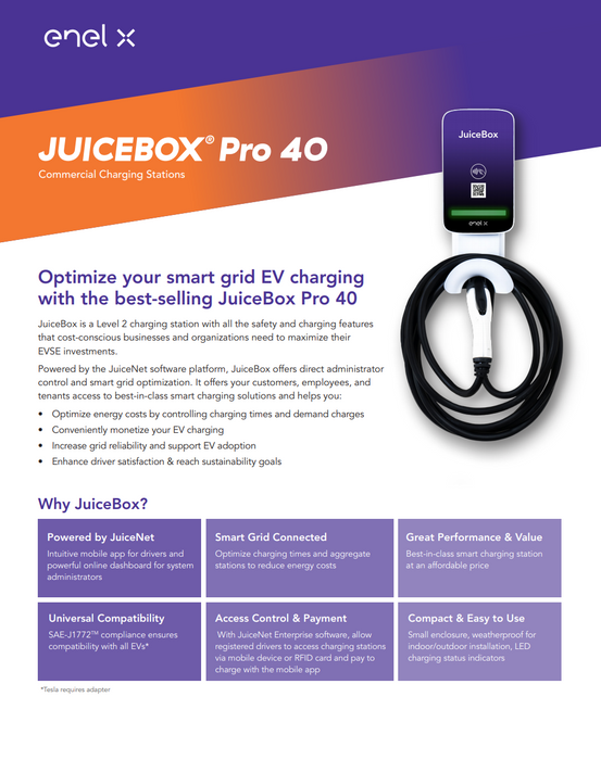 JuiceBox Pro 40 Commercial | Level 2 EV Charger