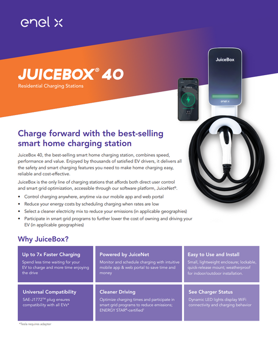 JuiceBox 40 Residential | Level 2 EV Charger